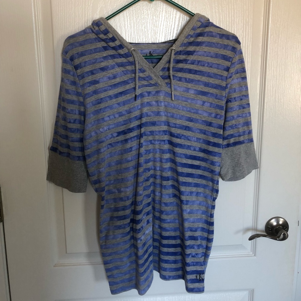 calvin klein striped shirt